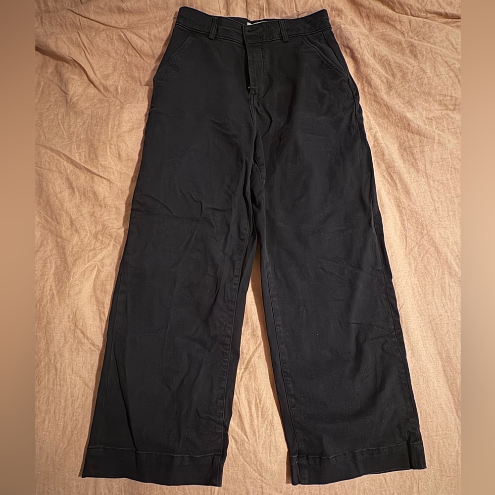 Everlane Black Straight Leg Pants